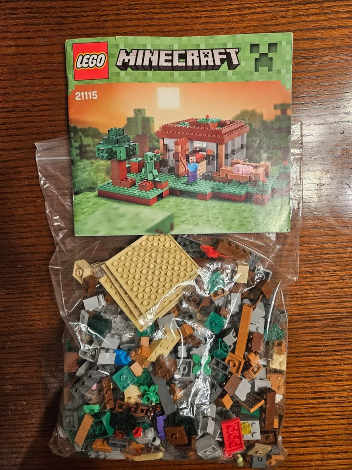 Lego Minecraft 21115 La Primera Noche Juego Completo Foto 1 de 1