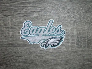 Philadelphia Eagles Football Schrift gestickter Bügelbild Aufnäher 4" x 2,75" - Bild 1 von 2