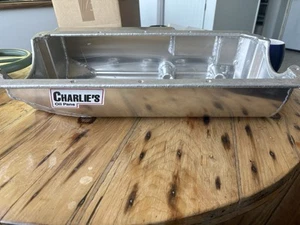 NEW Charlie’s SBC Rocket Block aluminum ( Wide Block ) dry sump oil pan. - Picture 1 of 4