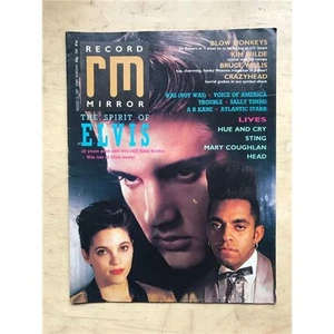 ELVIS PRESLEY RECORD MIRROR MAGAZINE AUGUST 15 1987 -ELVIS PRESLEY COVER + FEATU - Picture 1 of 2