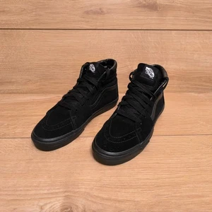 Vans SK8 Old Skool Hi Tops Teens Black Suede Trainers Size 5.5UK / 38.5EU - Picture 1 of 7