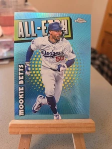 2025 Topps Chrome All Etch Mookie Betts Los Angeles Dodgers #9 - Picture 1 of 2