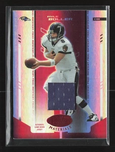 Espejo Kyle Boller 2004 materiales rojos materiales certificados Leaf #10/150 cuervos - Imagen 1 de 2
