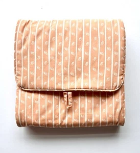 Victoria's Secret Second Skin  Hanging Makeup Toiletry Hanging  Travel Bag Peach - Picture 1 of 11