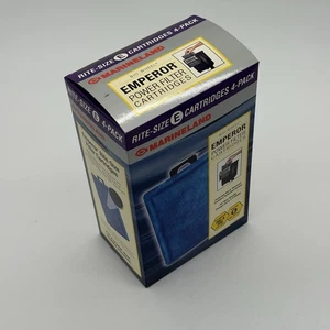 Marineland Emperor Power Rite-Size E Filter Replacement Cartridge - 4 Pack - Picture 1 of 5