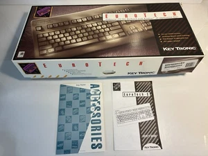 Vintage 1995 Eurotech By Key Tronic Keyboard Rare EUROTECH-C New With Adapter - Bild 1 von 24