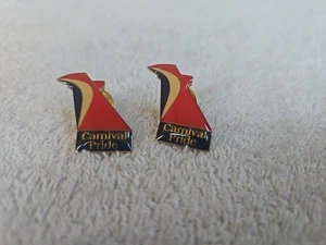 2 KARNEVAL KREUZFAHRTLINIEN "STOLZ" TRICHTER PINS  - Bild 1 von 2
