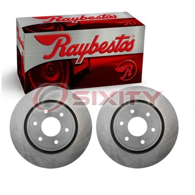 2 rotores de freno de disco delanteros Raybestos R-Line para Nissan Xterra HV 2005-2015 Foto 1 de 4