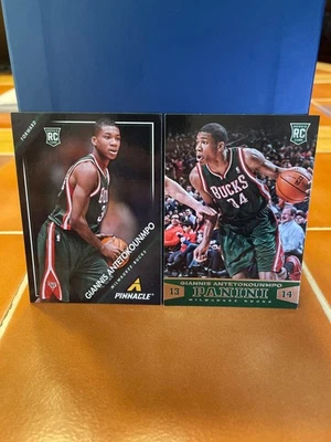 2013-14 Яннис Antetokounmpo Panini Pinnacle дебютант карта RC + Panini баскетбол - Изображение 1 из 4