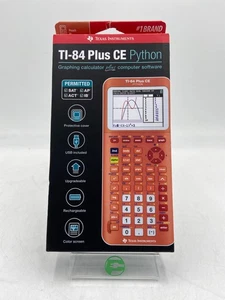 New Texas Instruments TI-84+ CE Python Graphing Calculator Peach - Picture 1 of 6