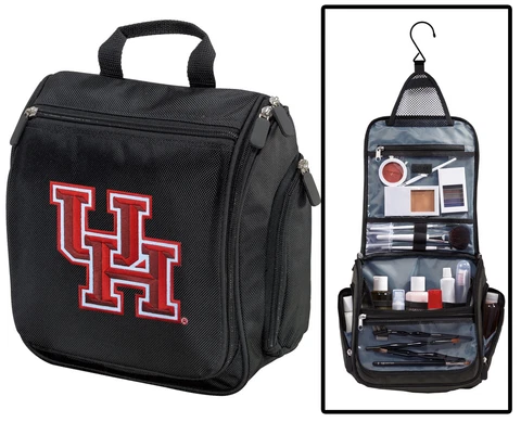 University of Houston Toiletry Bag Shaving Kit UH Travel Bag LOTS of POCKETS! Cover