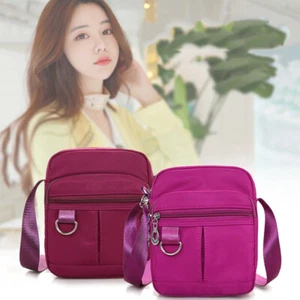 Women Multi Pocket Messenger Handbag Cross Body Bag Shoulder Bag Tote SH - Picture 1 of 20