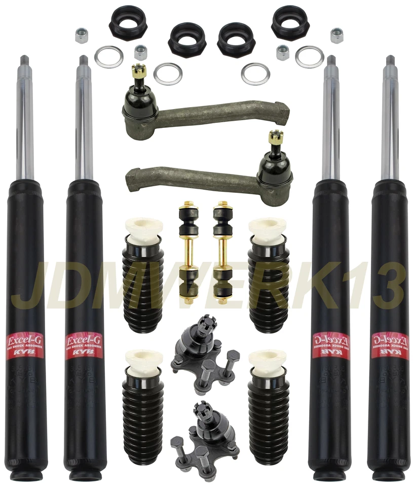 KIT DE RECONSTRUCCIÓN DE SUSPENSIÓN AMORTIGUADORES KYB para NISSAN S30 DATSUN 260Z 280Z 74 75 76 77 78 Foto 1 de 4
