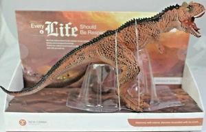 "Juguetes de dinosaurios de goma suave Carnotaurus Jurásico Dino regalo niños niñas niños 3+ 13" - Imagen 1 de 7