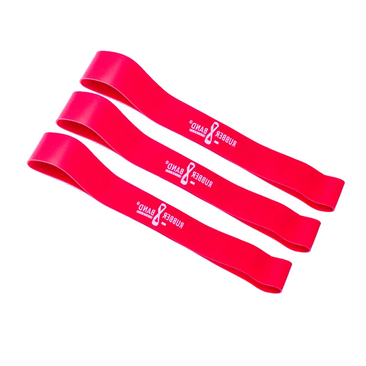 Dittmann Rubberband Gummiband Gymnastikband Stärke: Medium mittel rot