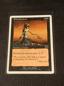 Magic the Gathering Sixth Edition Enfeeblement - Picture 1 of 2