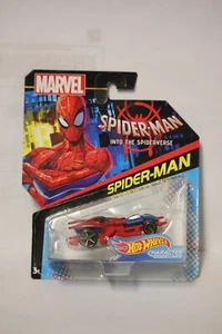 2018 Hot Wheels Themed Marvel Character Cars Spider-Man Into The Spider-Verse - Picture 1 of 2