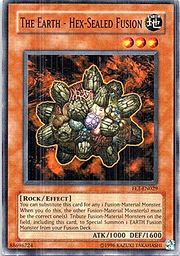 The Earth - Hex-Sealed Fusion FET-EN029 Yu-Gi-Oh! Light Play Unlimited - Image 1 of 1
