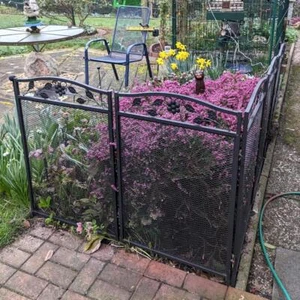 Teichzaun Gartenzaun Campingzaun Oberbogen Garden Garten Draht Steckzaun 5tlg - Bild 1 von 21