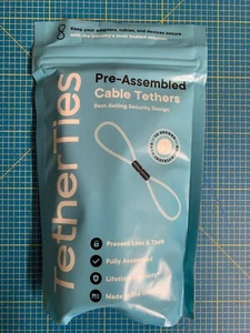 TetherTies Cable Tethers silber standard 60er - Photo 1/2