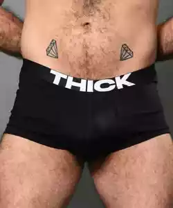 Andrew Christian THICK Boxer - Black - Large - 92941 - Picture 1 of 10