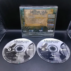 Medieval Total War (Windows PC, 2002) 2 Disc No Manual Activision War Battle - Picture 1 of 7