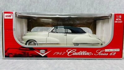 🇺🇸🇺🇸Anson 1947 Cadillac Series 62 Convertible 1:18 Scale White🇺🇸🇺🇸 - Image 1 of 4