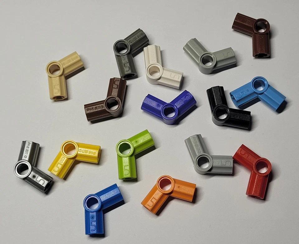 Lego 32015 Technic Axle and Pin Connector #5 112.5° Select Colour Pack of 8 - Image 1 of 1