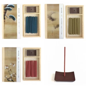 Japanese incense sticks in paulownia box 7cm 40pieces - Picture 1 of 22