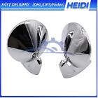 2Pcs Chrome Door Mirrors Outside Rearview For 1966-1975 Dodge Plymouth 2802834#
