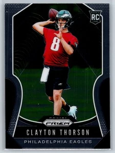 2019 Panini Prizm Clayton Thorson Rookie Philadelphia Eagles RC #310 - Picture 1 of 2
