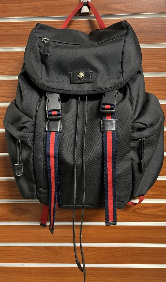 Gucci Backpack Black Bags for Men for sale | eBay Gucci Backpack Black Bags for Men for sale | eBay