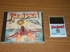 Raiden Turbo Grafx 16 Turbografx16 With Case and Manual Rare HuCARD