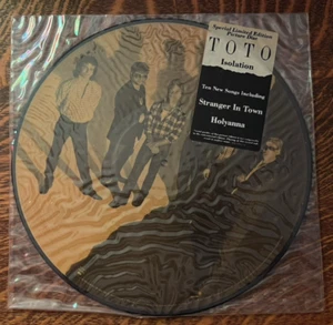 12" LP~ PICTURE DISC~ TOTO~ 1981~ ISOLATION~ LIMITED EDITION - Picture 1 of 8