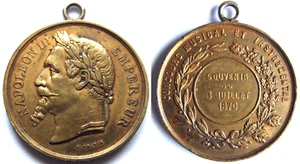 Frankreich Medaille 1870, Musikalischer und instrumentaler Wettbewerb - Bild 1 von 7