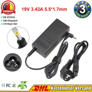Für Acer Liteon Laptop Netzteil Ladegerät 19v 65W 3,42A Ladekabel PA-1650-86 Neu - Bild 1 von 10