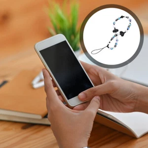Perlen Telefongurt Anti-verlorene Telefonkette Herz Perlen Telefonkette - Zdjęcie 1 z 12