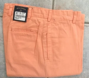 BRAND NEW-Bills Khaki M2-MEPB Plain Front POPLIN SZ 36 MELON MSRP $165 - Picture 1 of 3
