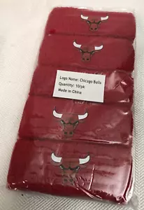 CHICAGO BULLS + BUD LIGHT ~ Vintage Retro Schweißband Armband ~ Neu aus altem Lagerbestand 10er-Pack - Bild 1 von 5