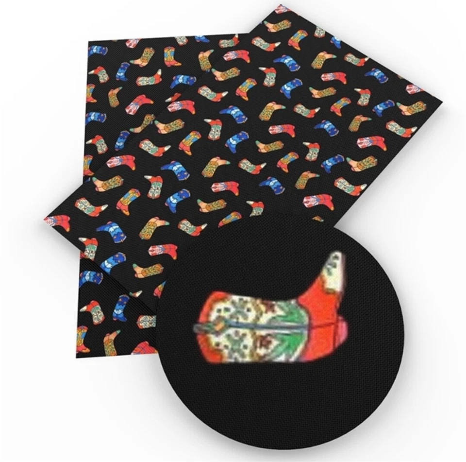 Botas Vaqueras HOJA DE CUERO SINTÉTICO 8.75" X 12" 1064846 Western Farm TEXTURA SUAVE Foto 1 de 1