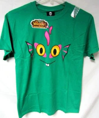 World of Warcraft Cataclysm Mens S M L or XL Screened Murloc Face Tee C1 1026 - Image 1 of 4