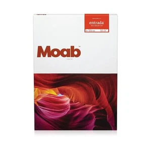 Moab Entrada Rag Bright 300, 100% Cotton Fine Art Archival Inkjet Paper, 2-Si... - Picture 1 of 7