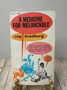 1963 BANTAM A MEDICINE FOR MELANCHOLY RAY BRADBURY PB/PAPERBACK BOOK - Picture 1 of 9