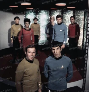 Impresión 8x10 William Shatner Leonard Nimoy DeForest Kelley Star Trek 1968 #1937 - Imagen 1 de 1