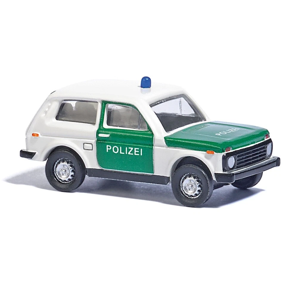 BUSCH Lada Niva Polizei (87110) Baujahr 1977 Automodell 1:120 Spur TT NEU OVP*** - Bild 1 von 1
