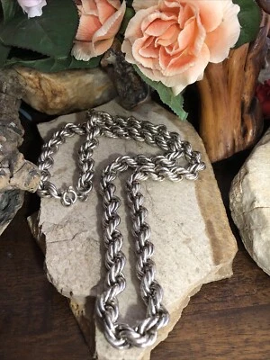 30. Colar longo de corrente de corda esterlina 925 10 mm 27", 58,5 g - Imagem 1 de 4