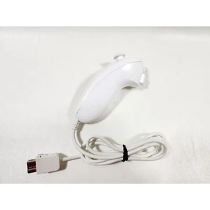 Offizieller weißer Nintendo Wii Nunchuck Gaming Controller Zubehör Top Zustand - Bild 1 von 2