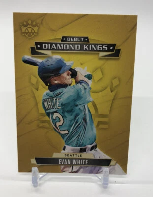 2021 Diamond Kings Evan White Debut Diamond Kings #DDK-SM - Image 1 of 2