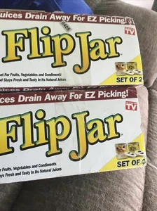 (405) As Seen On Tv Flip Jars 2pack 4jars - Picture 1 of 4