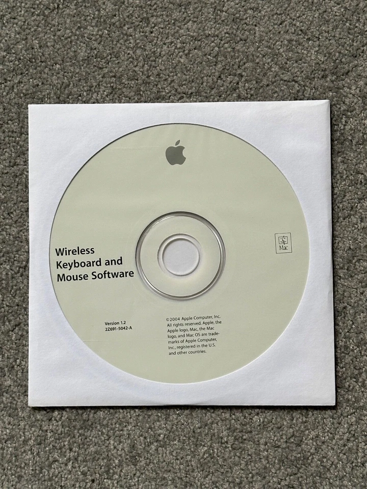 Original Apple - Wireless Keyboard and Mouse Software - Version 1.2 - 2004 - OVP - Bild 1 von 2